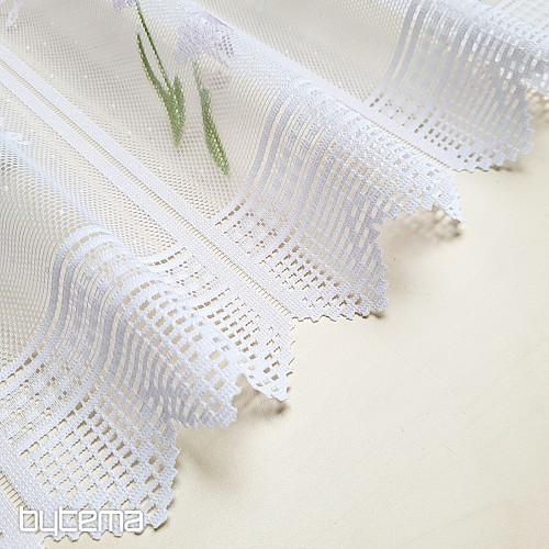 Modern jacquard függöny ólomüveghez LEVANDULE NEW