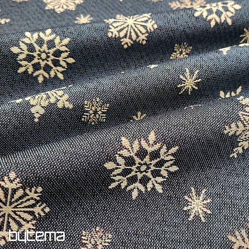 Gobelinszövet FLAKE BLUE