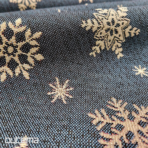 Gobelinszövet FLAKE BLUE