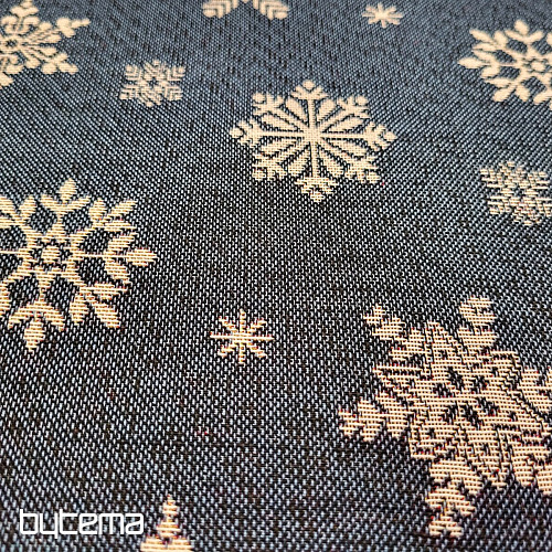 Gobelinszövet FLAKE BLUE