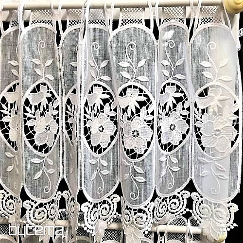 Ólomüveg függöny hímzett 11573