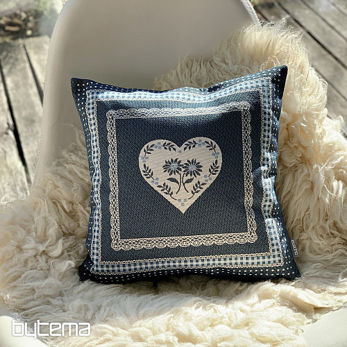 Gobelin párnahuzat COUNTRY ROOM kék