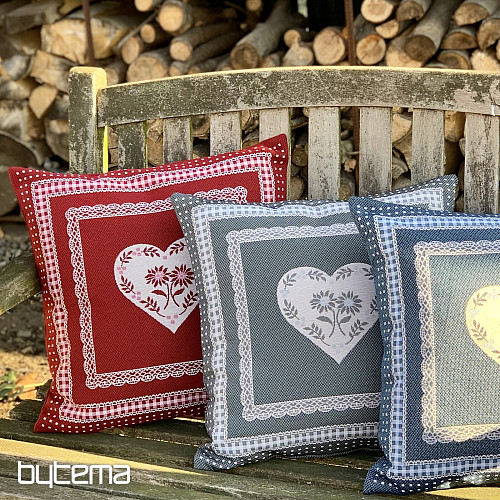 Gobelin párnahuzat COUNTRY ROOM kék