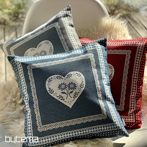 Gobelin párnahuzat COUNTRY ROOM kék