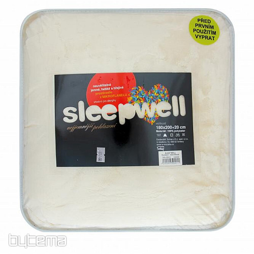 Mikro flanel lepedő SLEEP WELL MOONSHINKER