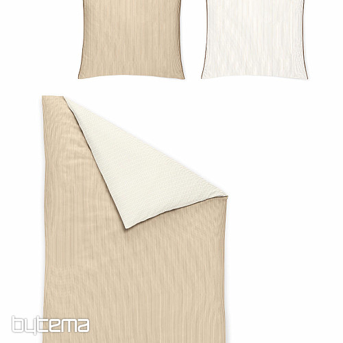 Luxus szatén ágynemű LINEA 8021-80 krém