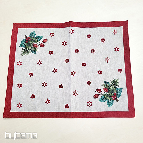 Gobelin terítő és sál KARÁCSONYI GYERTYA