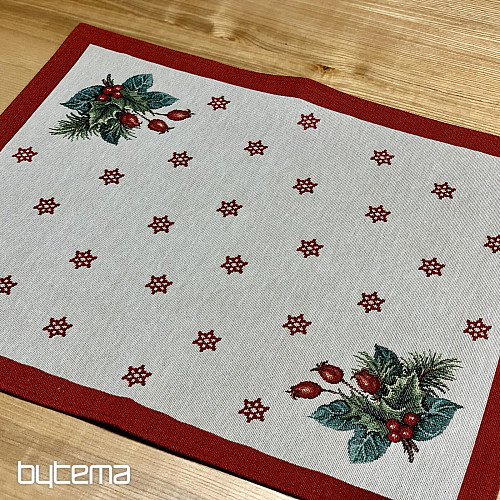 Gobelin terítő és sál KARÁCSONYI GYERTYA