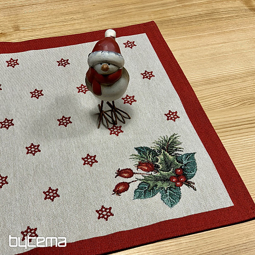 Gobelin terítő és sál KARÁCSONYI GYERTYA