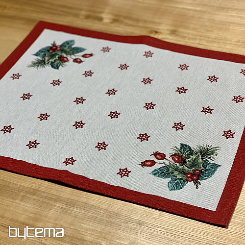 Gobelin terítő és sál KARÁCSONYI GYERTYA