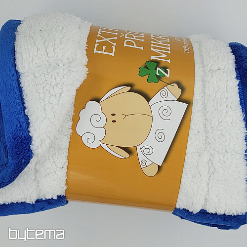 mikroszálas takaró EXTRA SOFT SHEEP kék színű