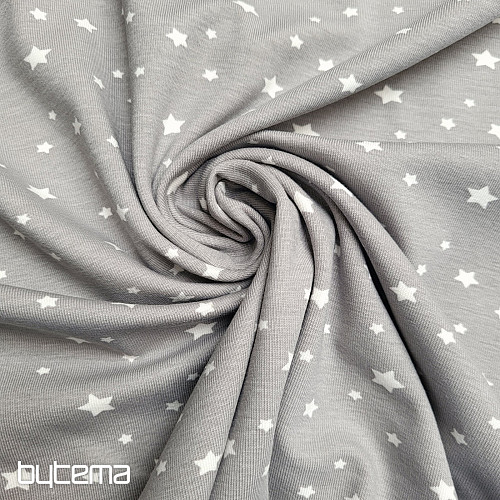 Pamut kötött ZETOILE STARS GREY