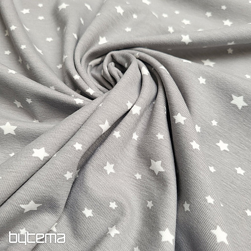 Pamut kötött ZETOILE STARS GREY