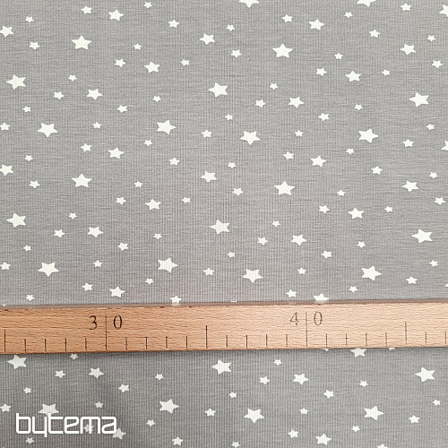 Pamut kötött ZETOILE STARS GREY