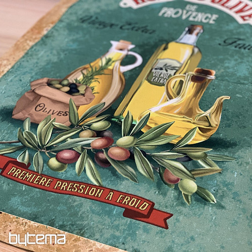 Konyhatörlő retro design OLÍVAOLAJ