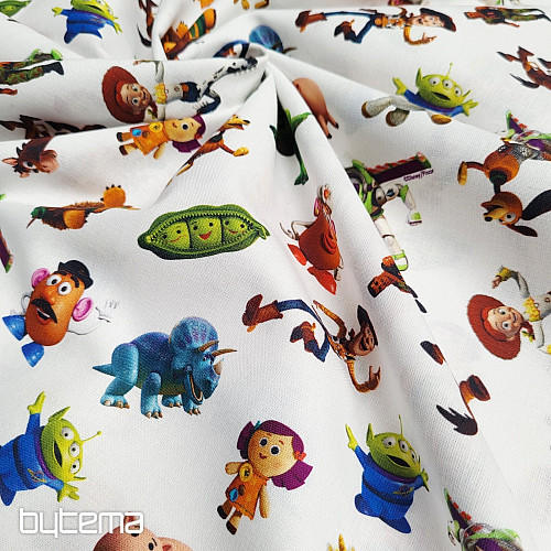 TOY STORY pamutszövet