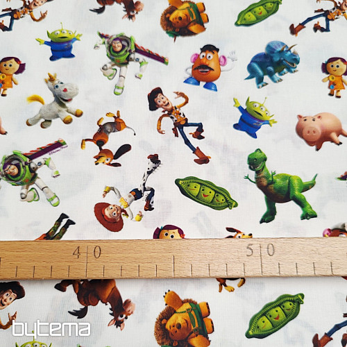 TOY STORY pamutszövet