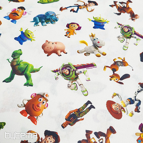 TOY STORY pamutszövet