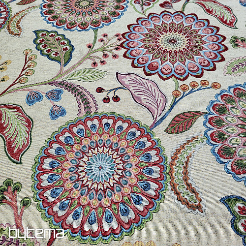 ARCADIA MANDALA FLOWERS gobelinszövet