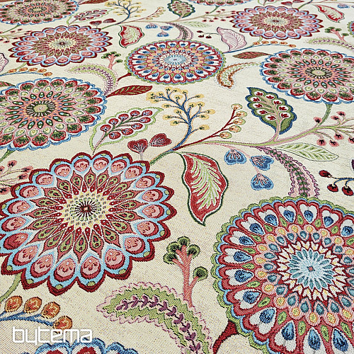 ARCADIA MANDALA FLOWERS gobelinszövet