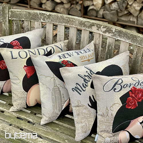 Gobelin párnahuzat LADY PARIS