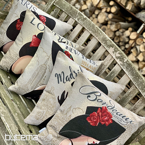 Gobelin párnahuzat LADY PARIS