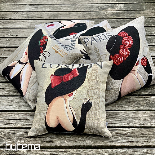 Gobelin párnahuzat LADY PARIS