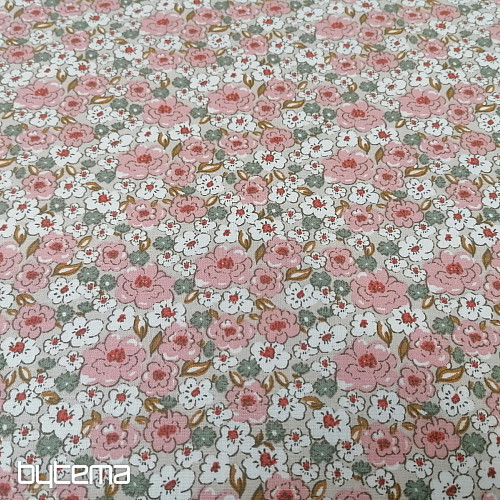 KALMIA pamutszövet rózsaszín
