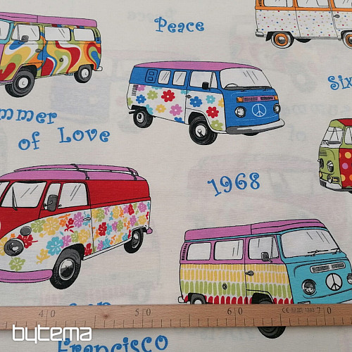 Dekoratív szövet HIPPIES