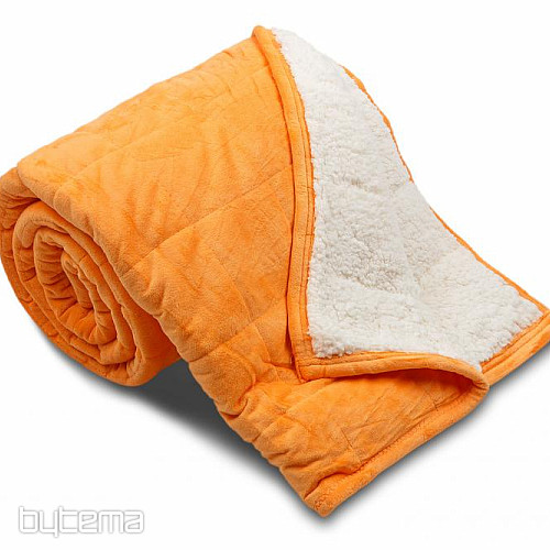 mikroszálas takaró EXTRA SOFT SHEEP varrás narancssárga