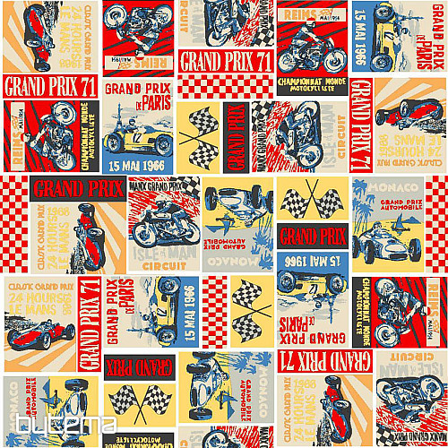 Dekoratív szövet GRAND PRIX
