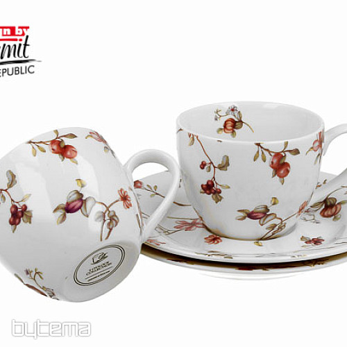 Porcelán eszpresszó bögrés szett 2 db