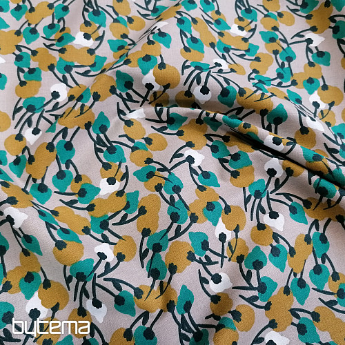 Pamutszövet KISNEK virágok