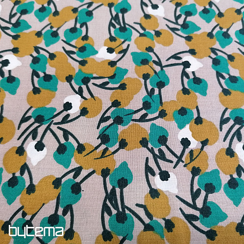 Pamutszövet KISNEK virágok