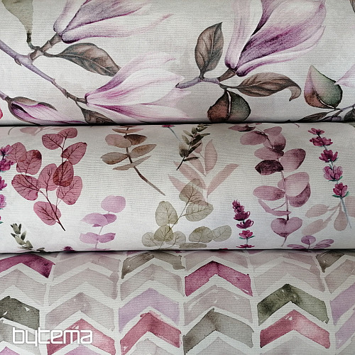 Dekoratív szövet MAGNOLIA lila