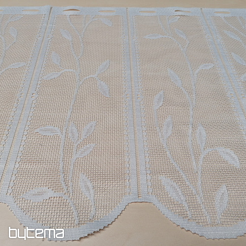 Jacquard függöny ólomüveg leveleken