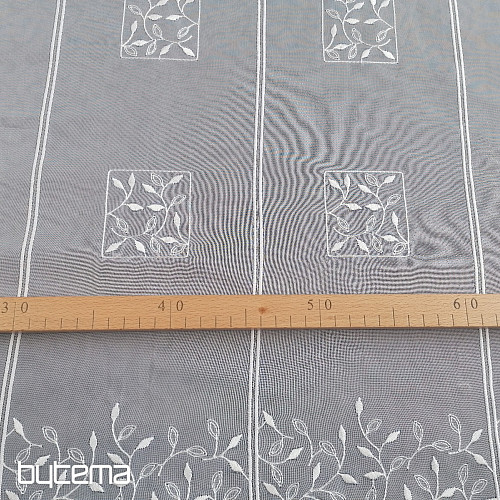 Ólomüveg függöny - voile V550 hímzéssel