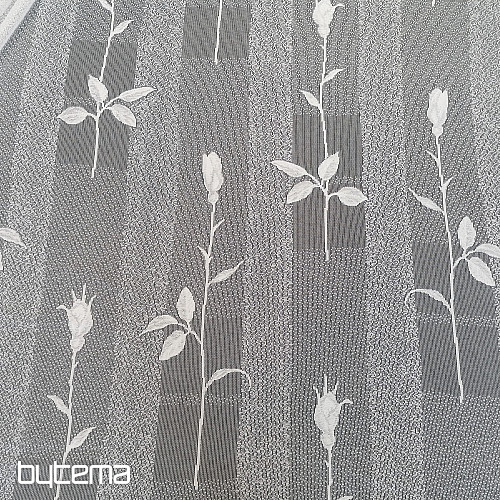 Jacquard függöny 300 cm tulipán