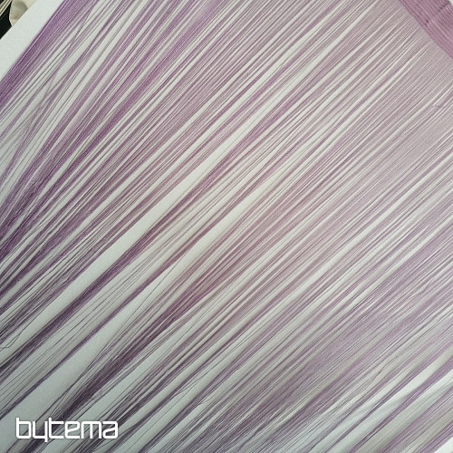 Zsinórfüggöny - lila 150 cm x 280 cm