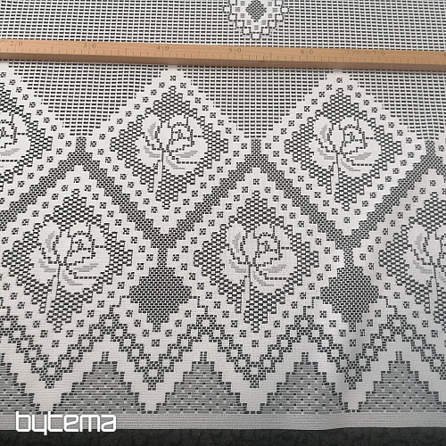 Jacquard függöny 86759/300 fehér