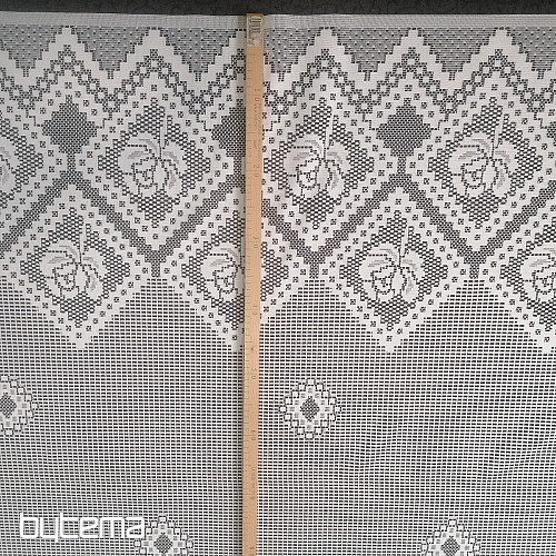 Jacquard függöny 86759/300 fehér