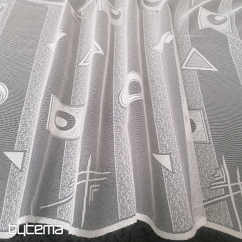 Jacquard függöny 8852/300 fehér