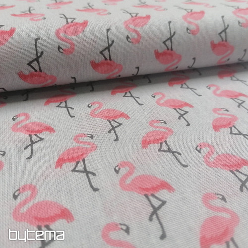 Dekoratív szövet FLAMINGO gris