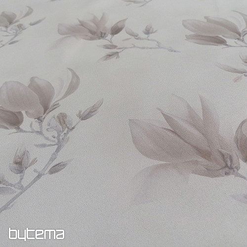 Dekoratív szövet BLACK OUT MAGNOLIA barna