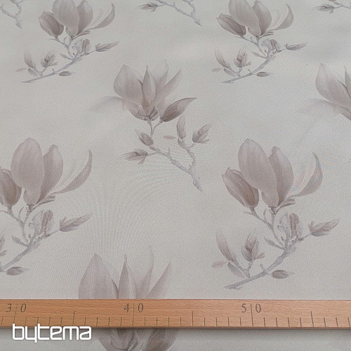 Dekoratív szövet BLACK OUT MAGNOLIA barna