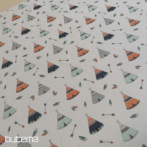 Teepee pamut szövet