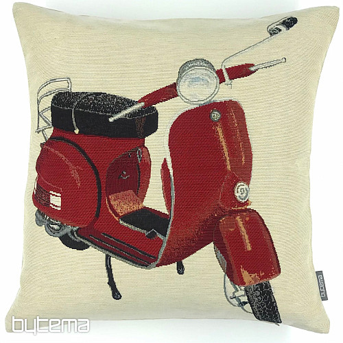 Gobelin párnahuzat RED SCOOTER VESPA