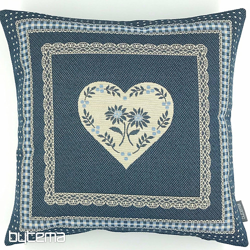 Gobelin párnahuzat COUNTRY ROOM kék