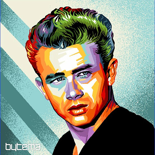 COMICCS James Dean gobelin párnahuzat