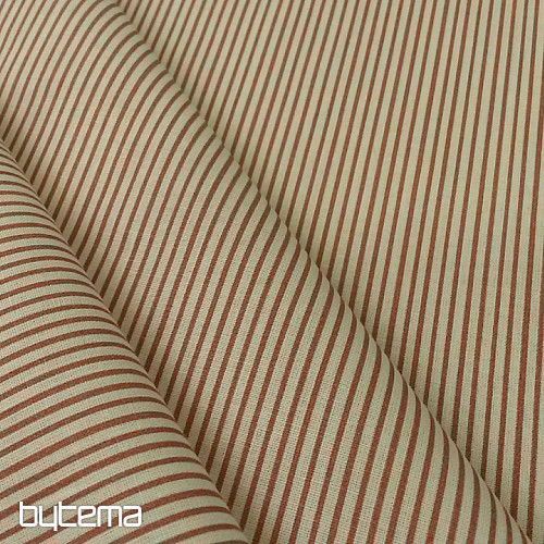 Pamut szövet STRIP régi rózsaszín